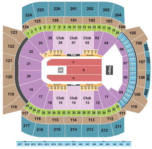 Climate Pledge Arena Incubus Seating Chart